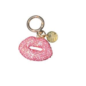Bag charm Pink Lip-Shaped Keychain Accessory